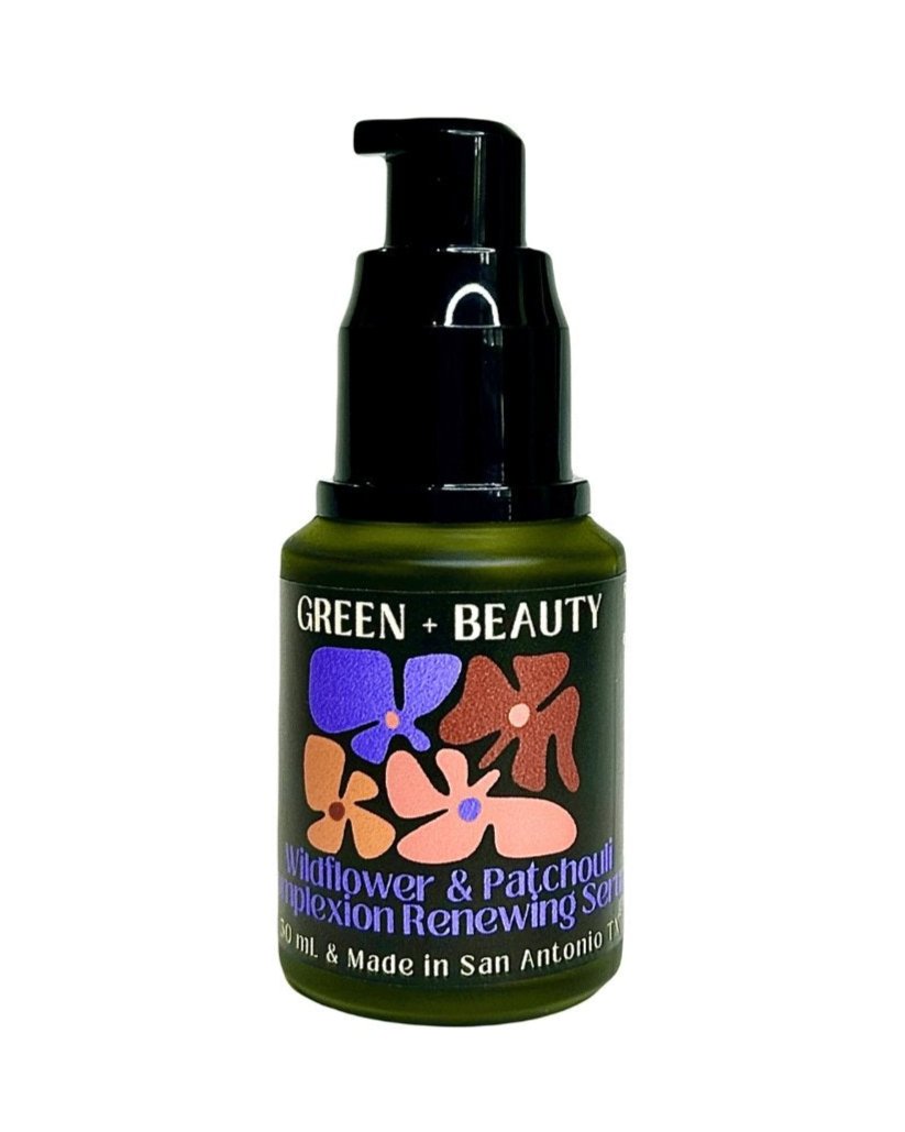 Wildflower & Patchouli Complexion Renewing Serum - Green + Beauty Skincare