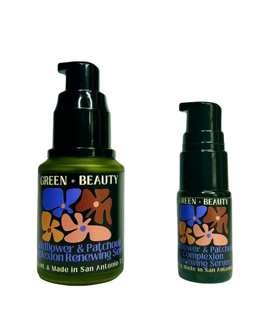 Wildflower & Patchouli Complexion Renewing Serum - Green + Beauty Skincare