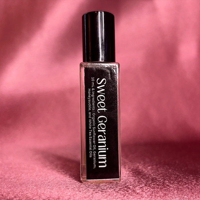 Sweet Geranium Roll On Perfume - Green + Beauty Skincare